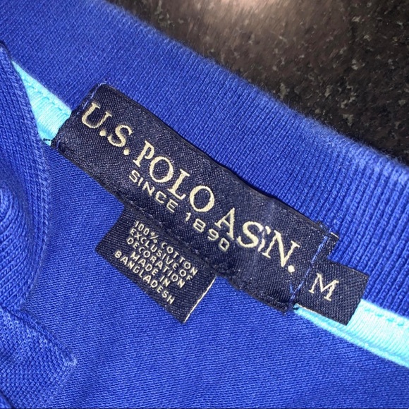 Cropped Blue Polo Ralph Lauren Top - Picture 2 of 2